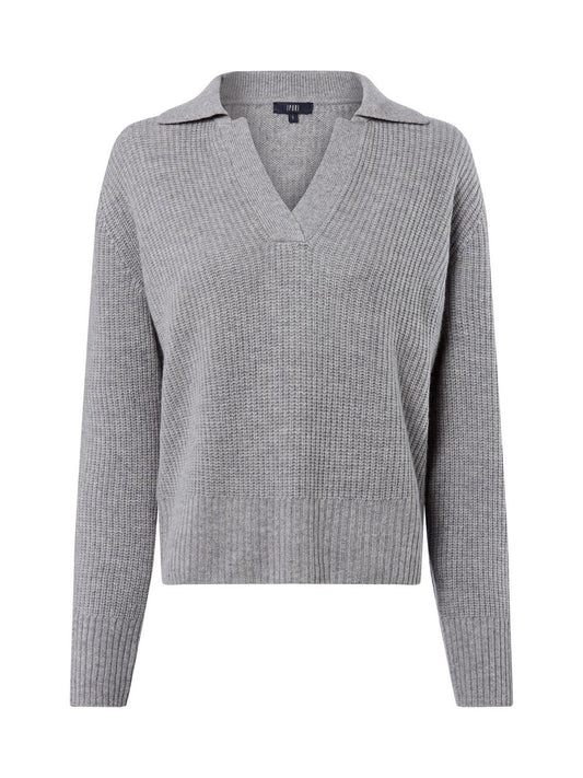 IPURI Pure Cashmere Strickpullover Damen meliert