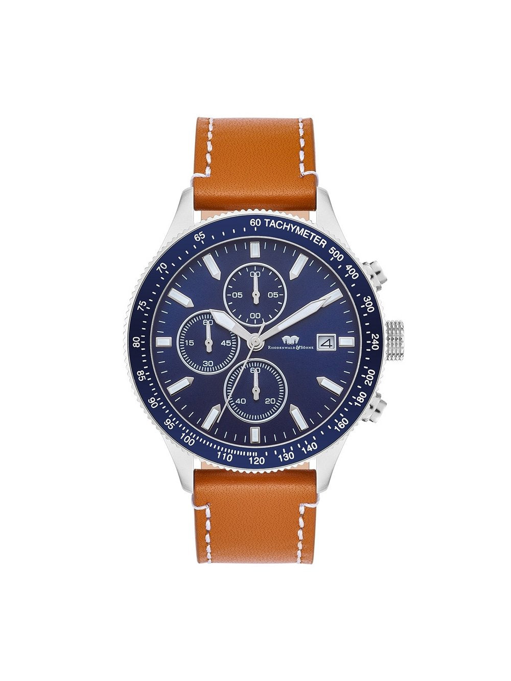 Rhodenwald & Söhne Chronograph -Karthago II Herren Edelstahl