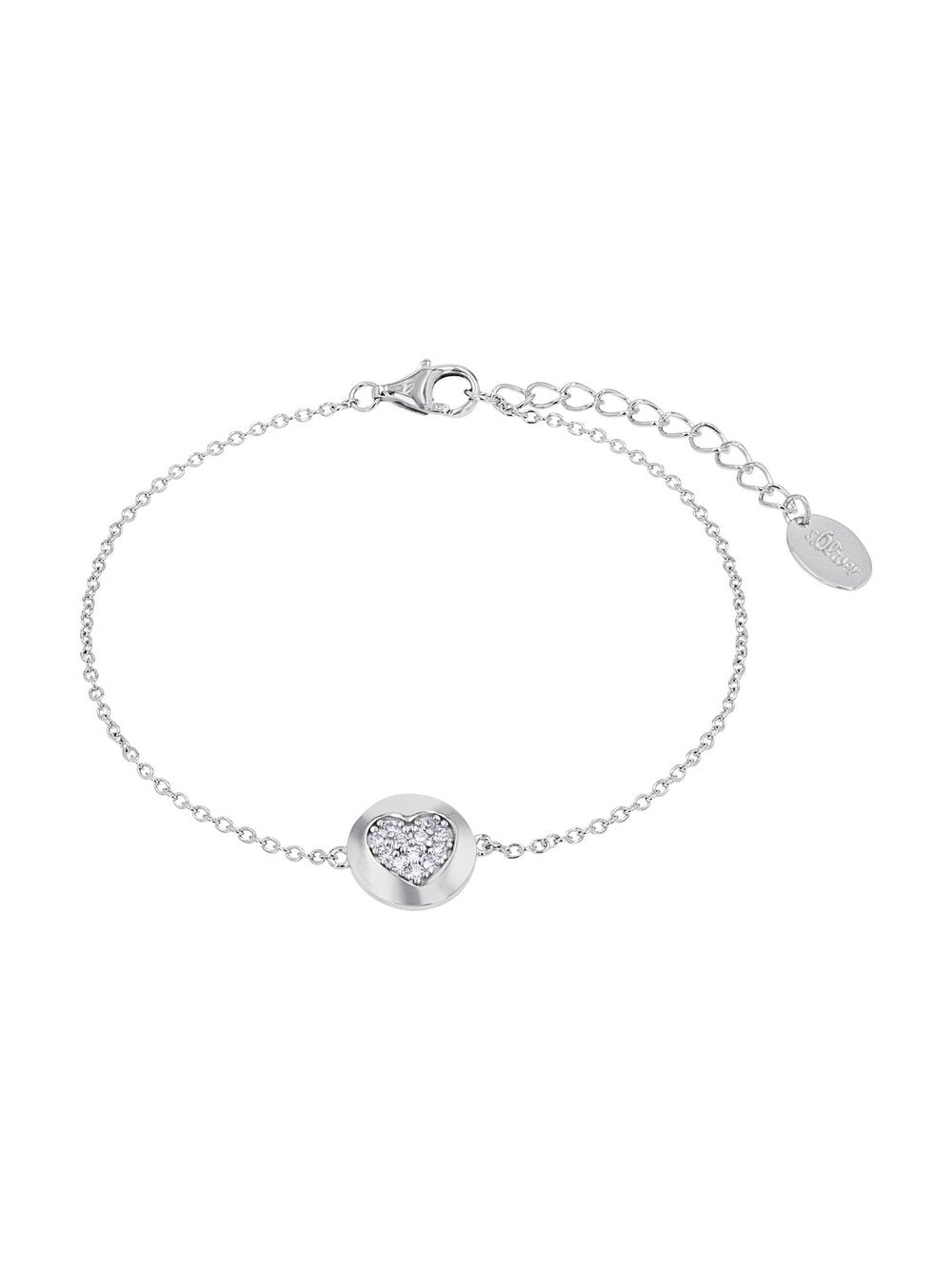 s.Oliver Kette mit Anhänger Damen Sterlingsilber