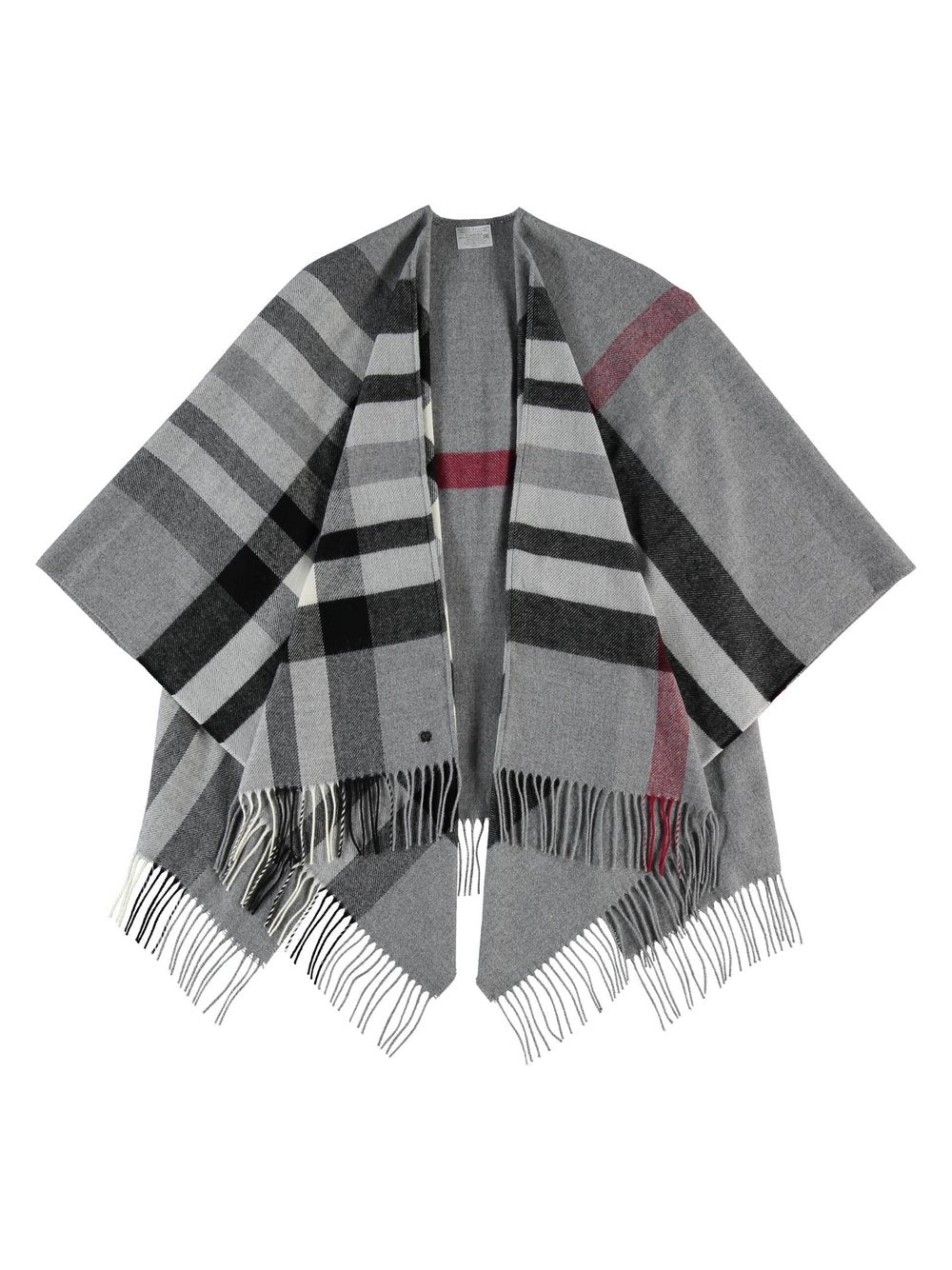 Fraas Poncho Damen kariert