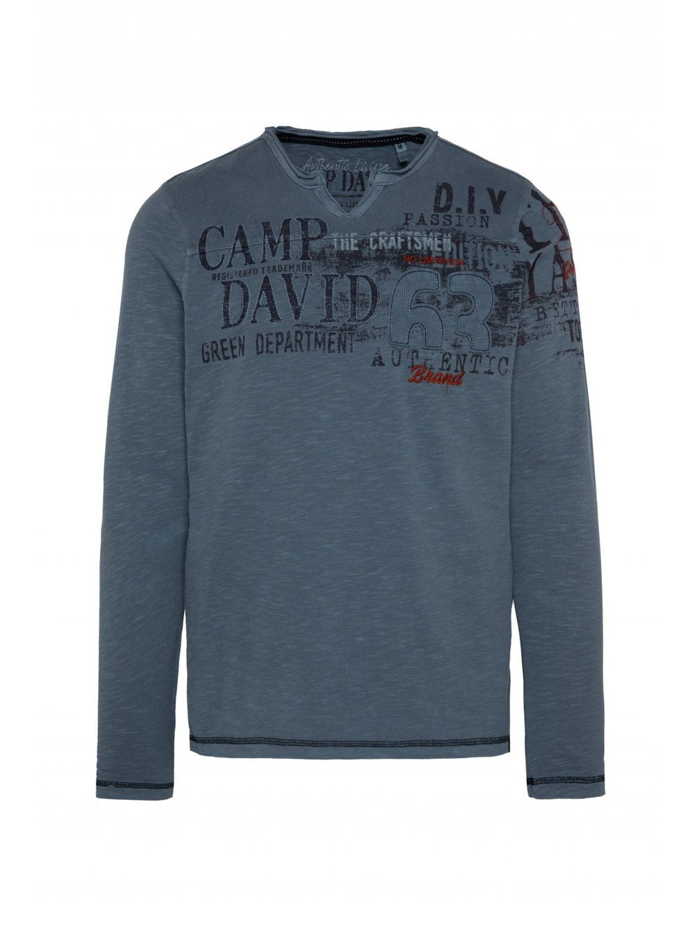 Camp David Longsleeve Herren Baumwolle bedruckt