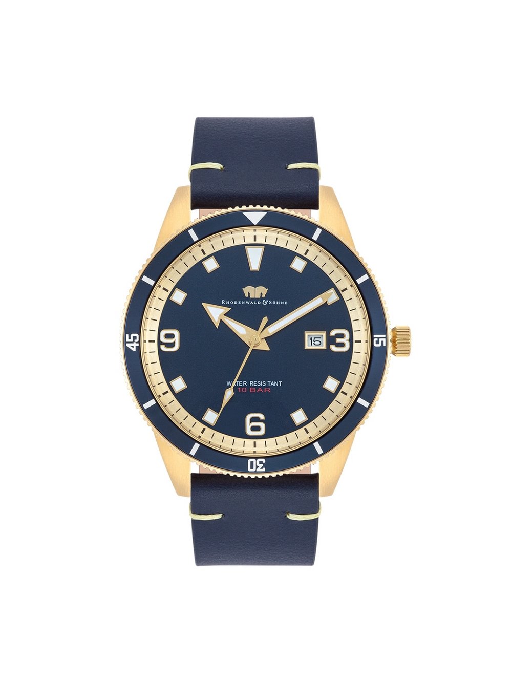 Rhodenwald & Söhne Quarzuhr Herren Edelstahl