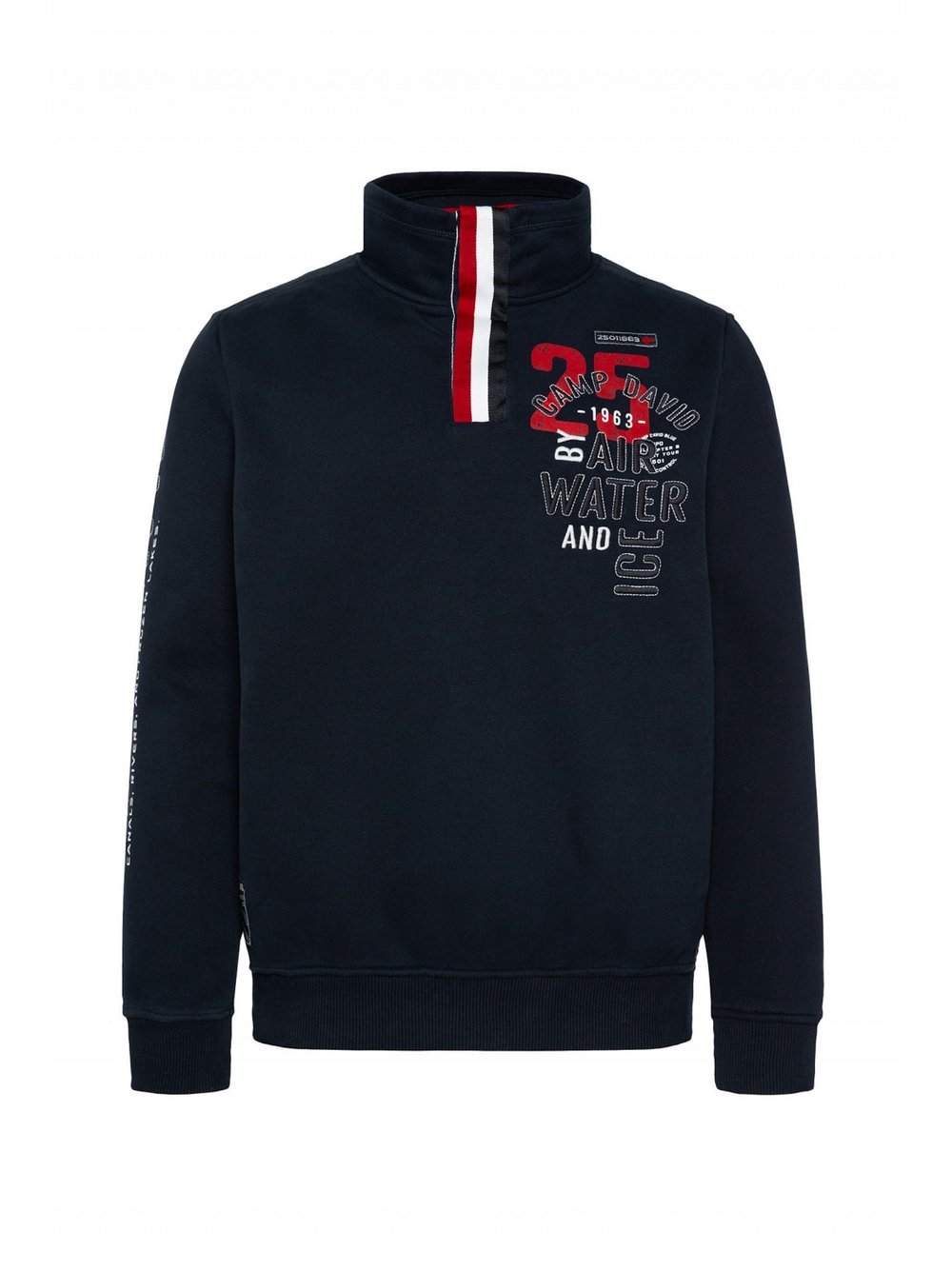Camp David Pullover Herren Baumwolle bedruckt