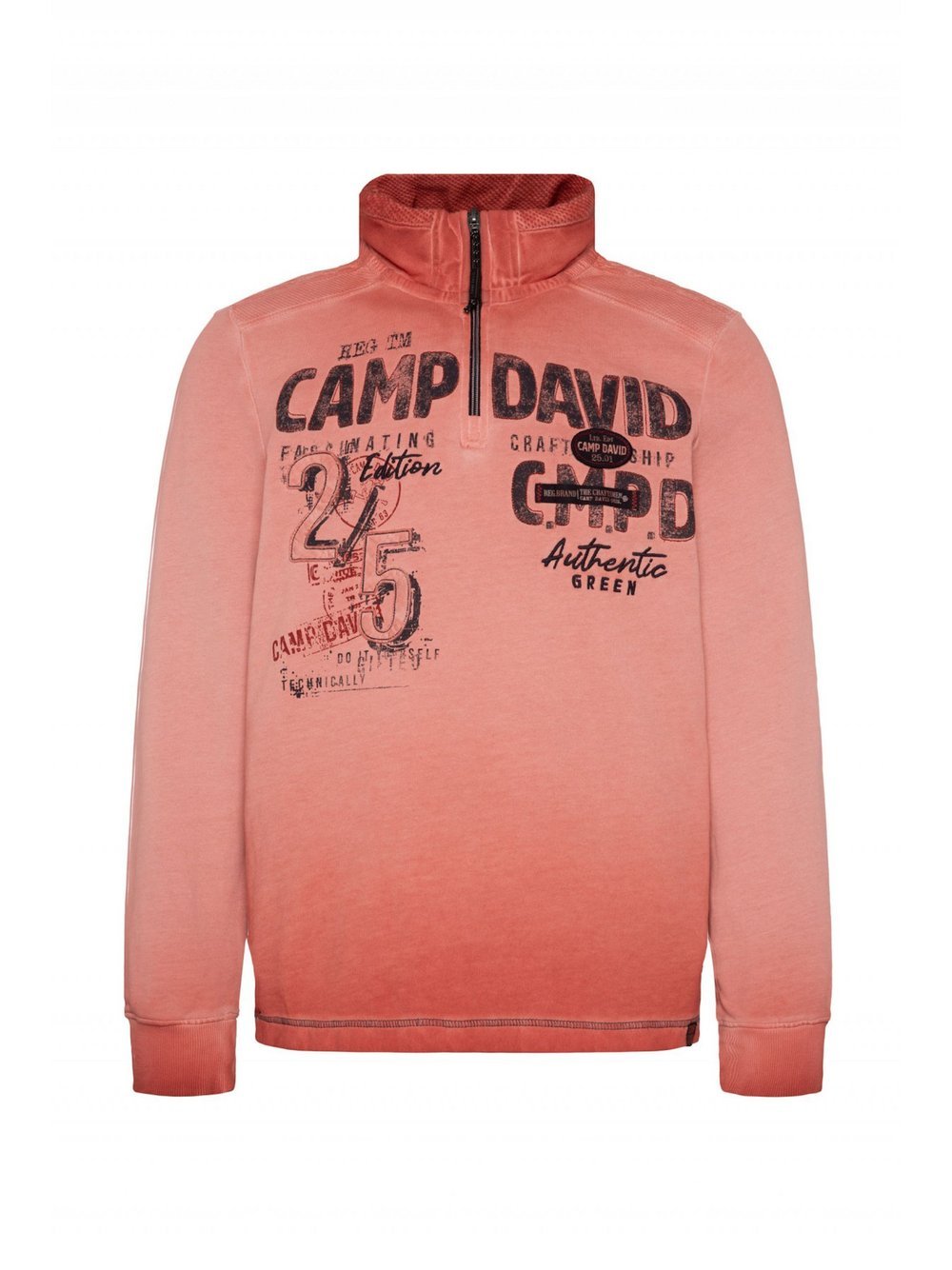 Camp David Pullover Herren Baumwolle bedruckt