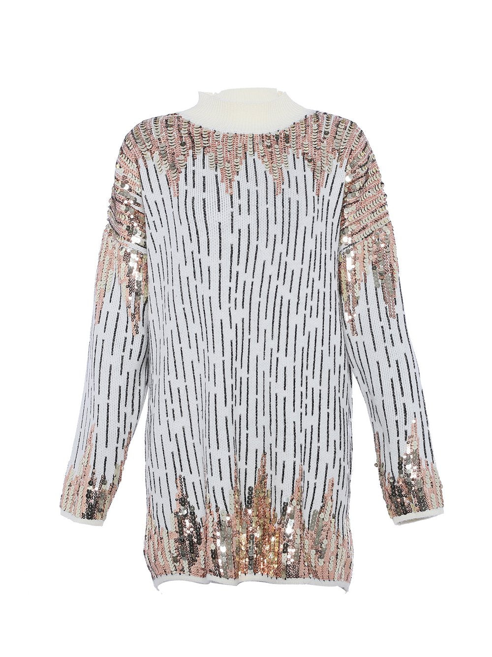 Faina Strickpullover Damen gemustert