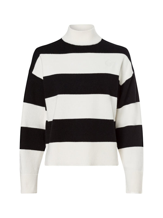 HUGO Strickpullover Damen Viskose gestreift