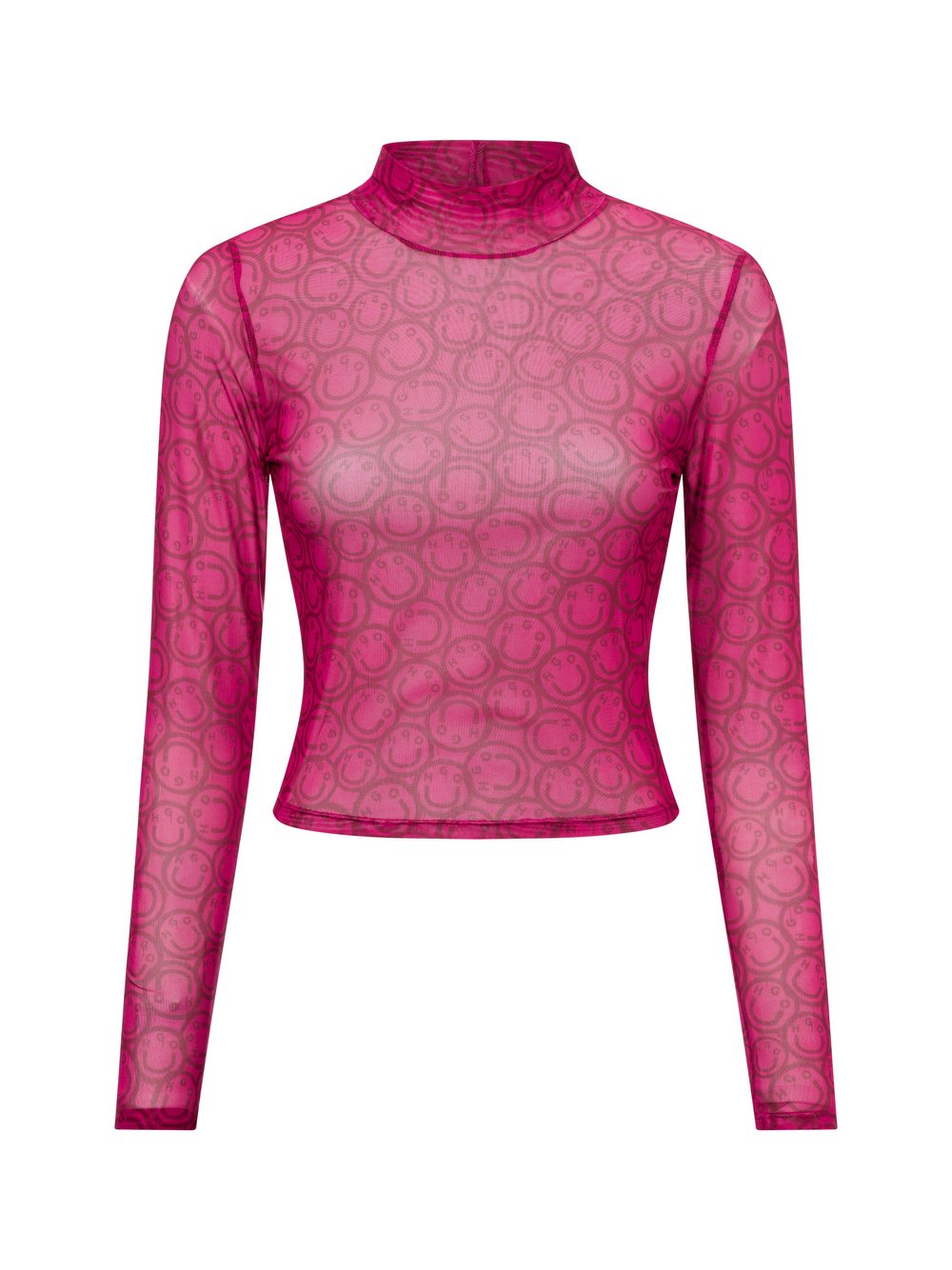 HUGO Langarmshirt Damen gemustert