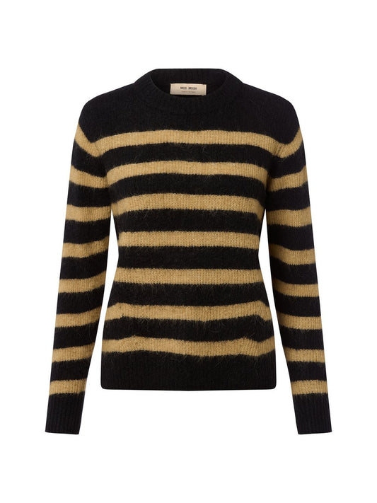 MOS MOSH Strickpullover mit Alpaka-Anteil Damen Wolle gestreift