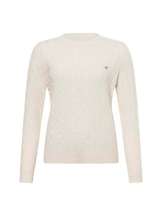 Gant Strickpullover aus Lammwolle Damen Wolle