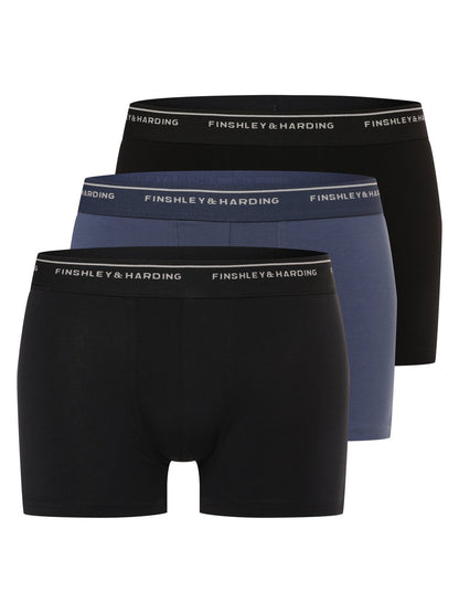 Finshley & Harding Pants im 3er-Pack Herren Baumwolle