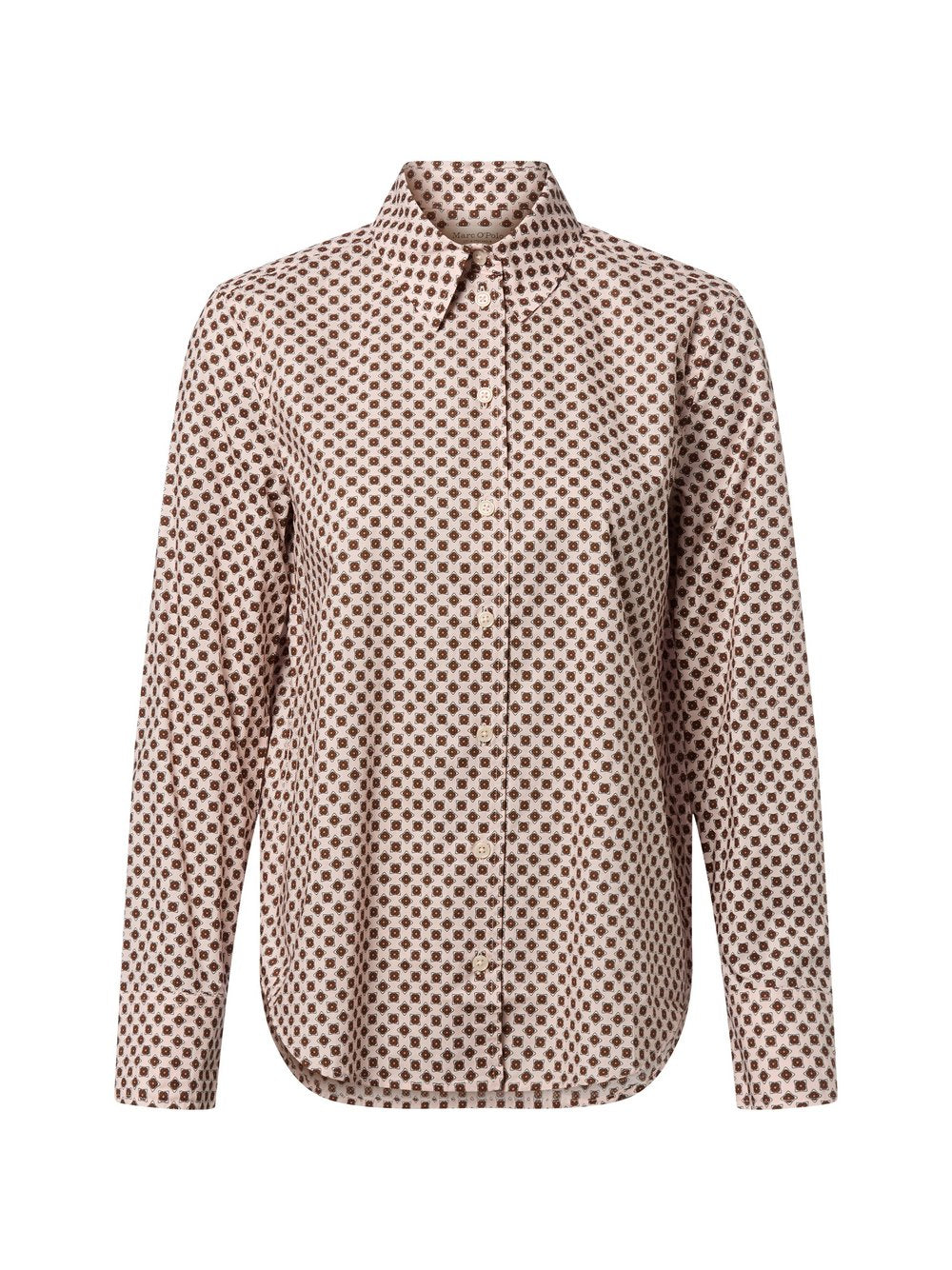 Marc O'Polo Hemdbluse Damen Baumwolle gemustert