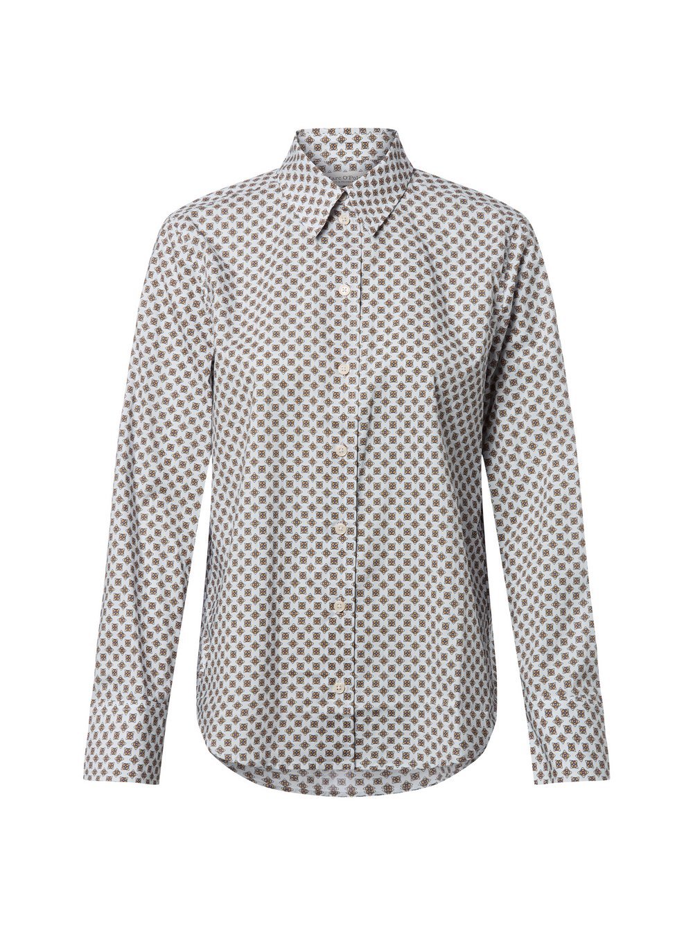 Marc O'Polo Hemdbluse Damen Baumwolle gemustert