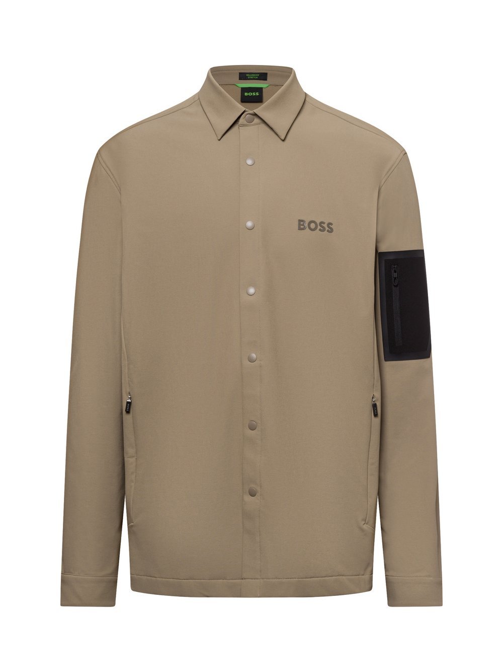 BOSS Freizeithemd Herren Comfort Fit Polyamid