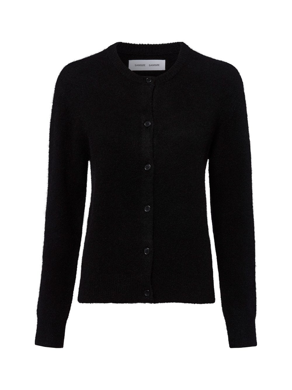 Samsøe Samsøe Strickjacke mit Alpaka- und Merino-Anteil Damen Wolle meliert