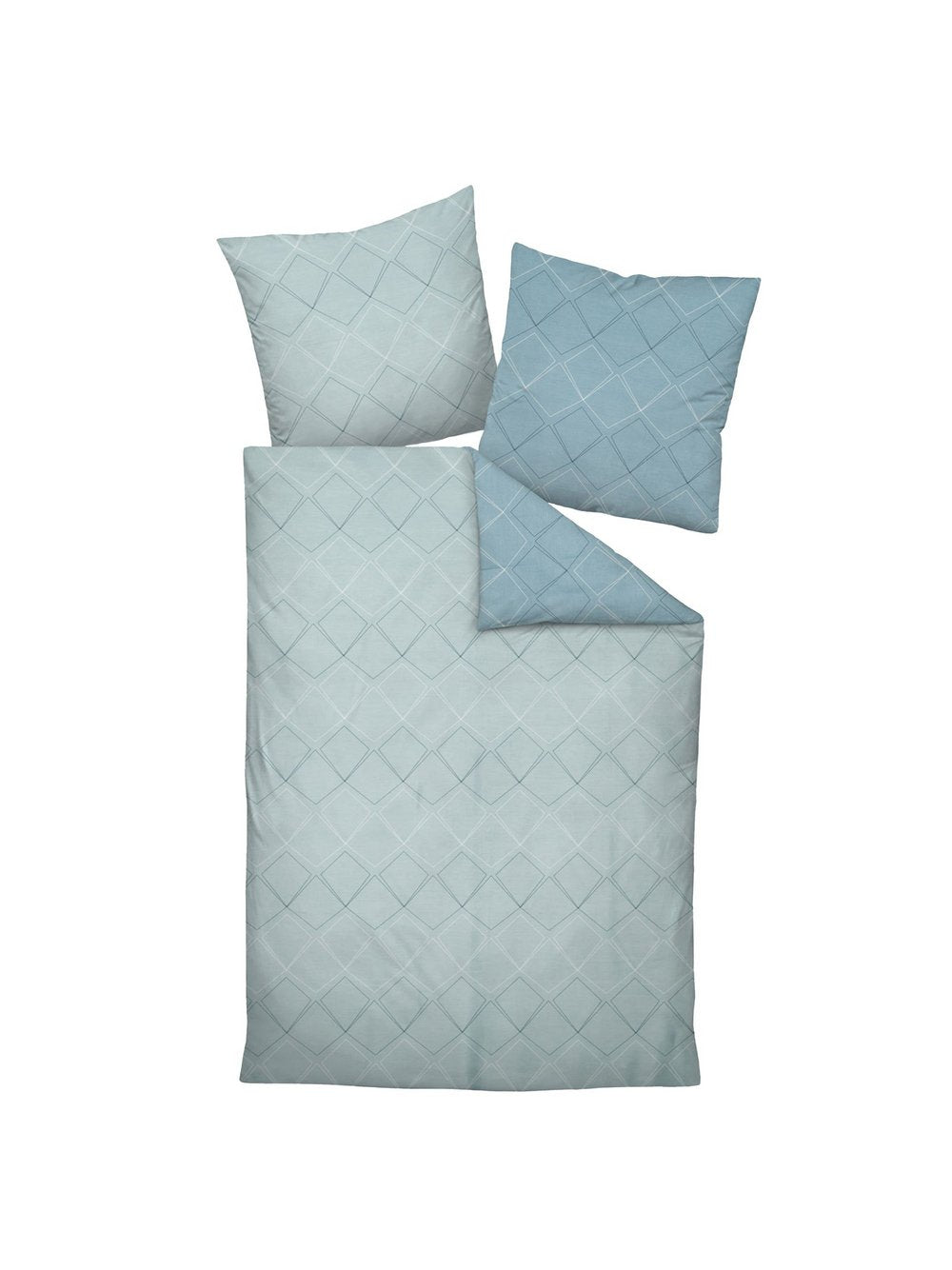 Janine Bettwäsche 1er Pack Damen Baumwolle gemustert