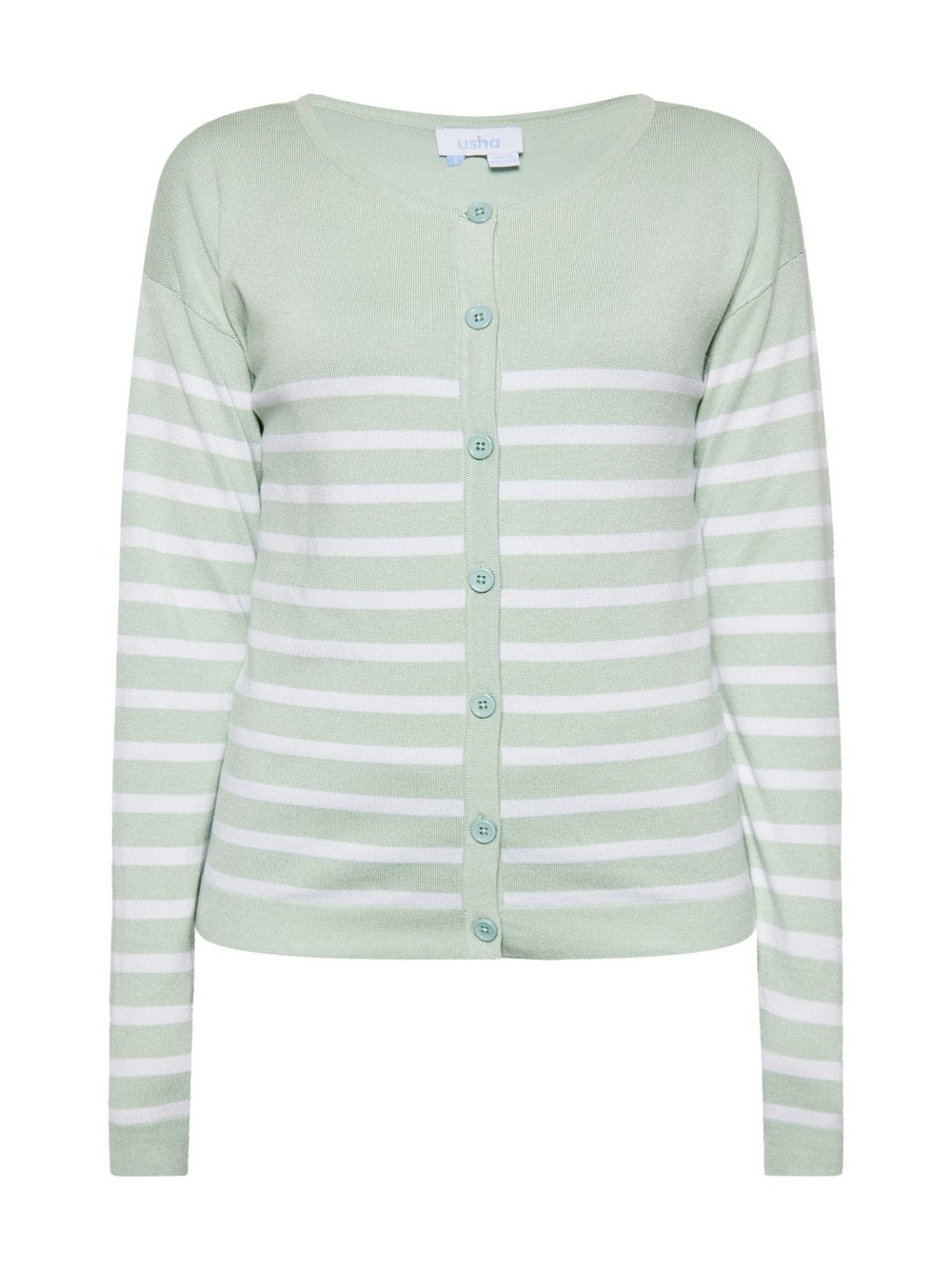 Usha Strickjacke Damen Viskose gestreift