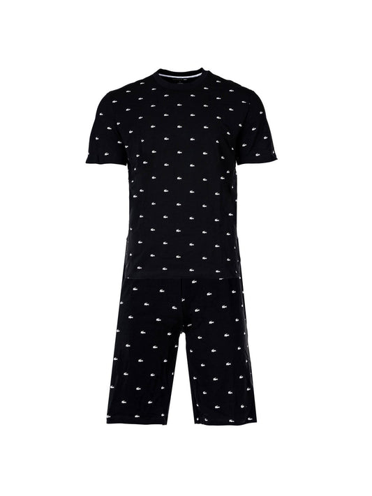 Lacoste Pyjama Herren Baumwolle gemustert