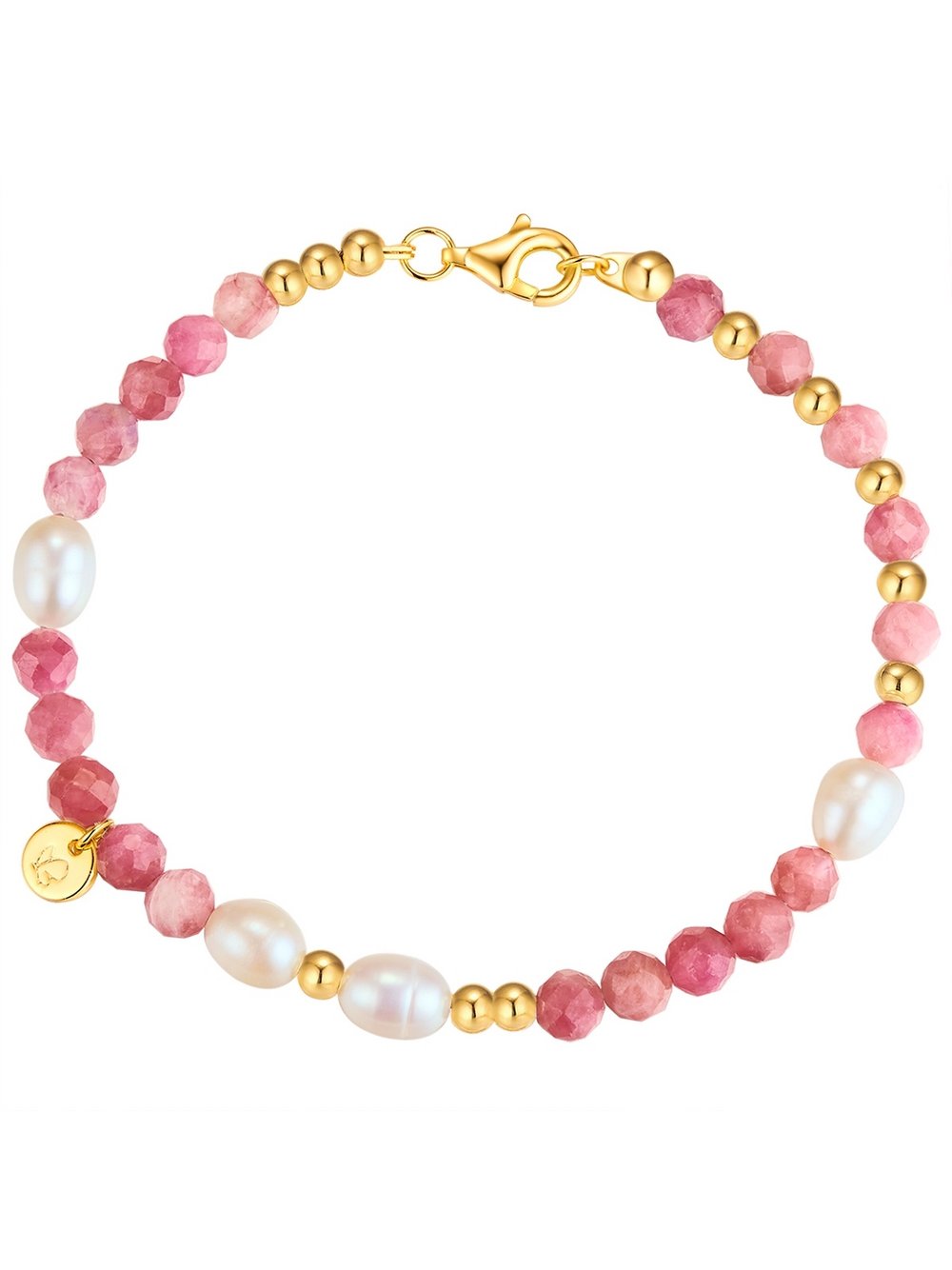 Glanzstücke München Edelsteinarmband Damen Sterlingsilber