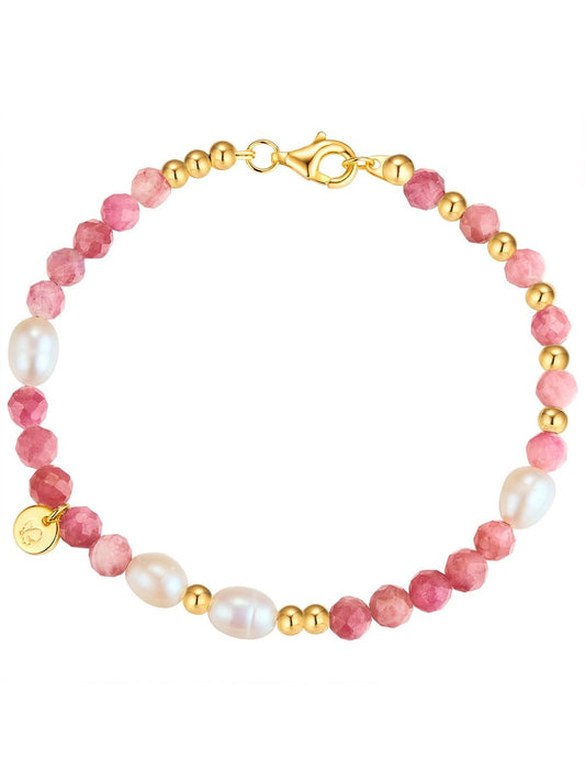 Glanzstücke München Edelsteinarmband Damen Sterlingsilber