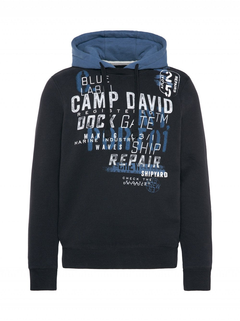Camp David Hoodie Herren Baumwolle bedruckt