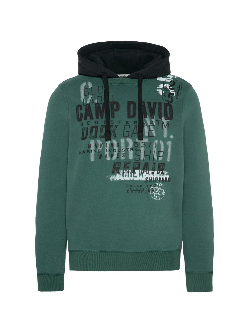 Camp David Hoodie Herren Baumwolle bedruckt