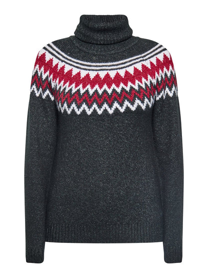 Usha Strickpullover Damen gemustert