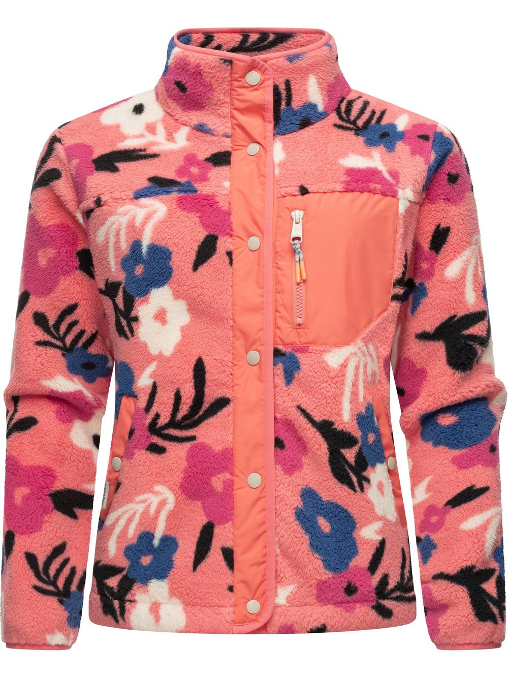 Ragwear Plüschjacke Damen gemustert