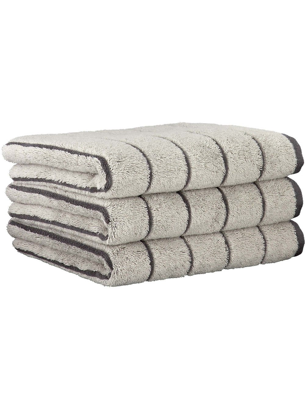 Cawö Handtuch 3er Pack Damen Baumwolle gestreift