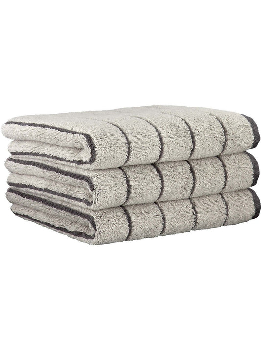 Cawö Gästetuch 3er Pack Damen Baumwolle gestreift