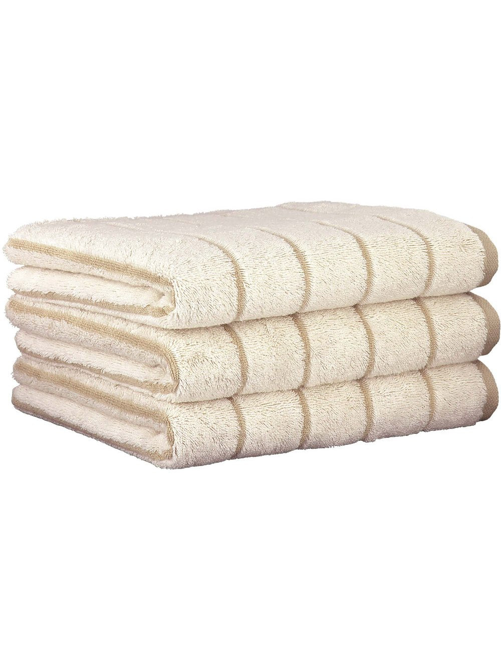 Cawö Gästetuch 3er Pack Damen Baumwolle gestreift