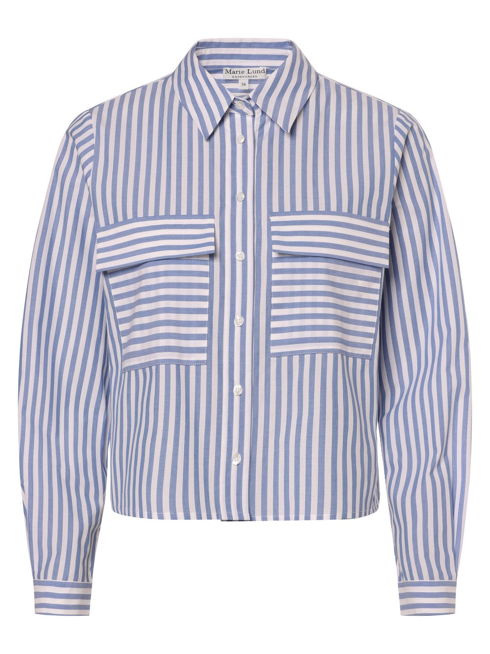 Marie Lund Bluse Damen Baumwolle gestreift