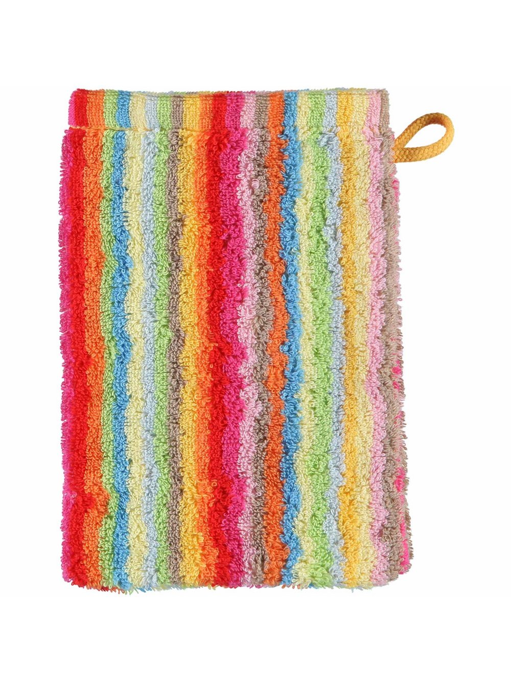 Cawö Waschlappen 1er Pack Damen Baumwolle gestreift