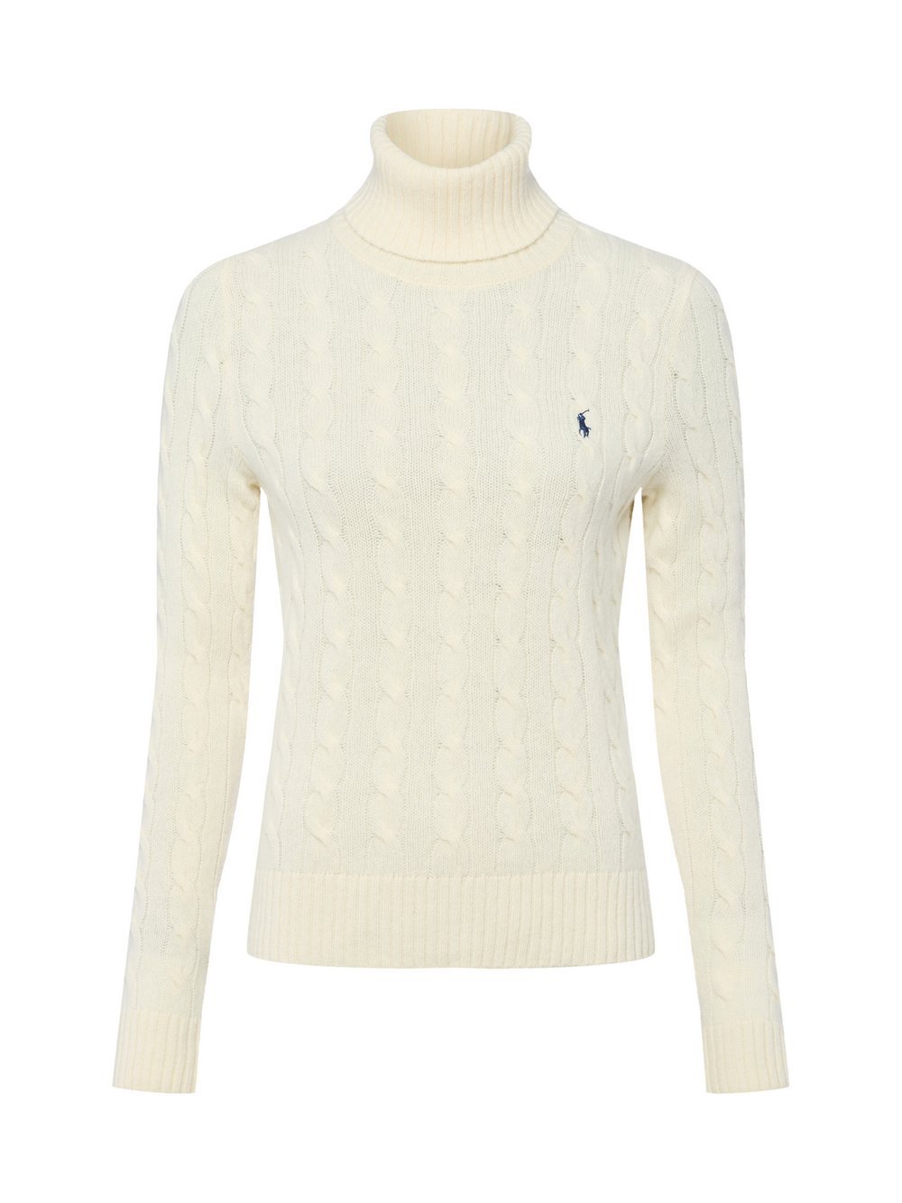 Polo Ralph Lauren Rollkragenpullover aus Wolle mit Cashmere-Anteil Damen strukturiert