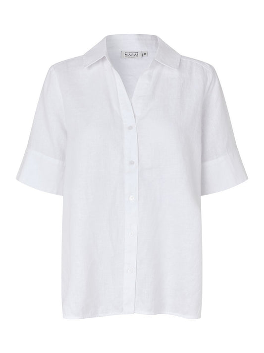 Masai Shirt mit Halbarm Damen Leinen