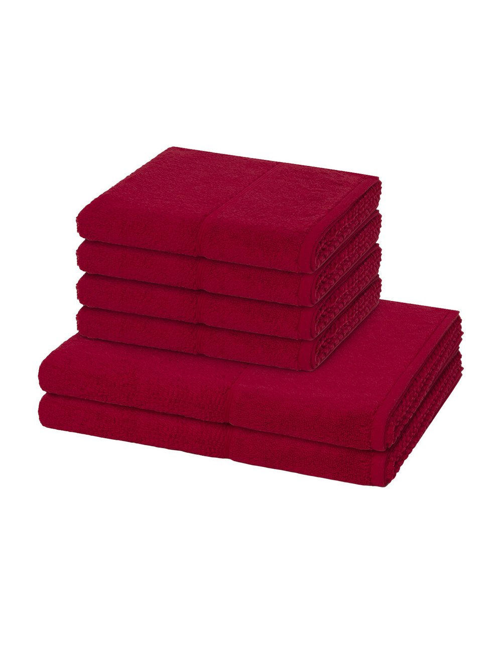 Möve Handtuchset 6-teilig Damen Baumwolle