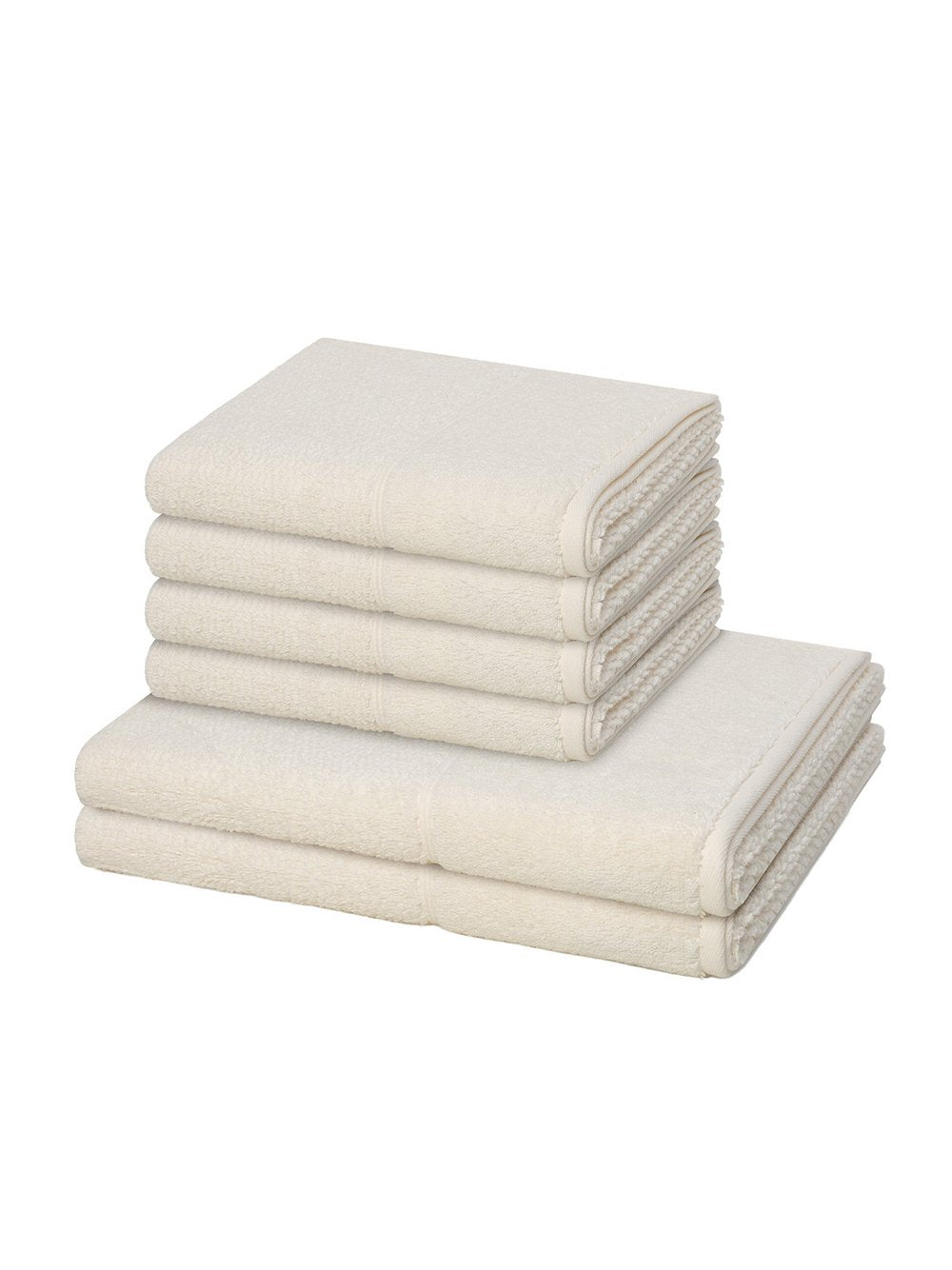 Möve Handtuchset 6-teilig Damen Baumwolle