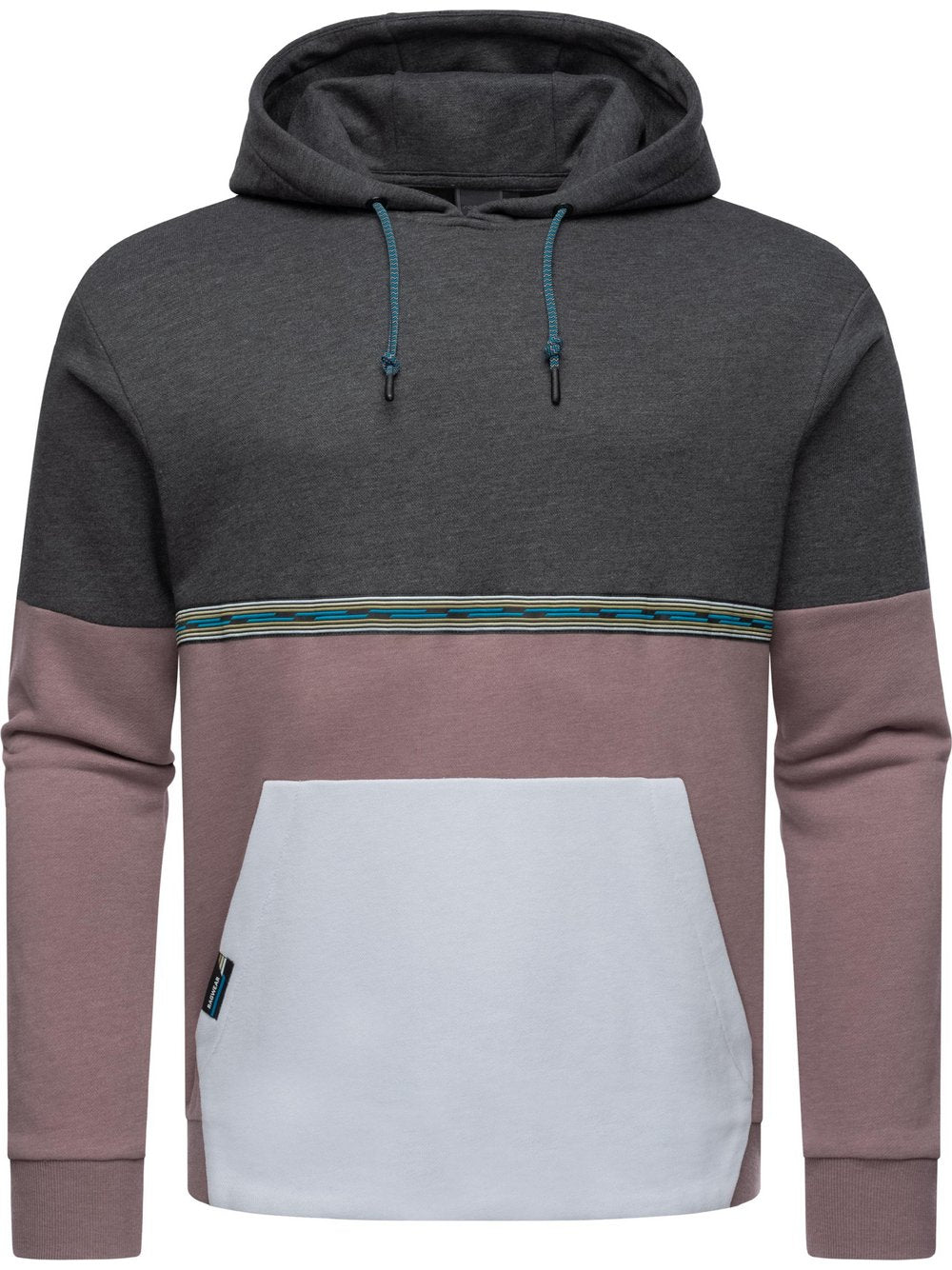 Ragwear Hoodie Herren Baumwolle gestreift