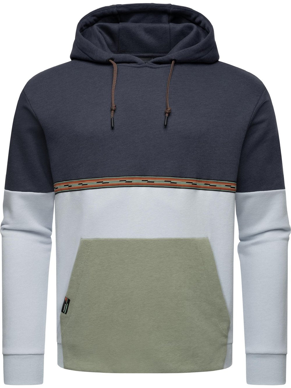 Ragwear Hoodie Herren Baumwolle gestreift