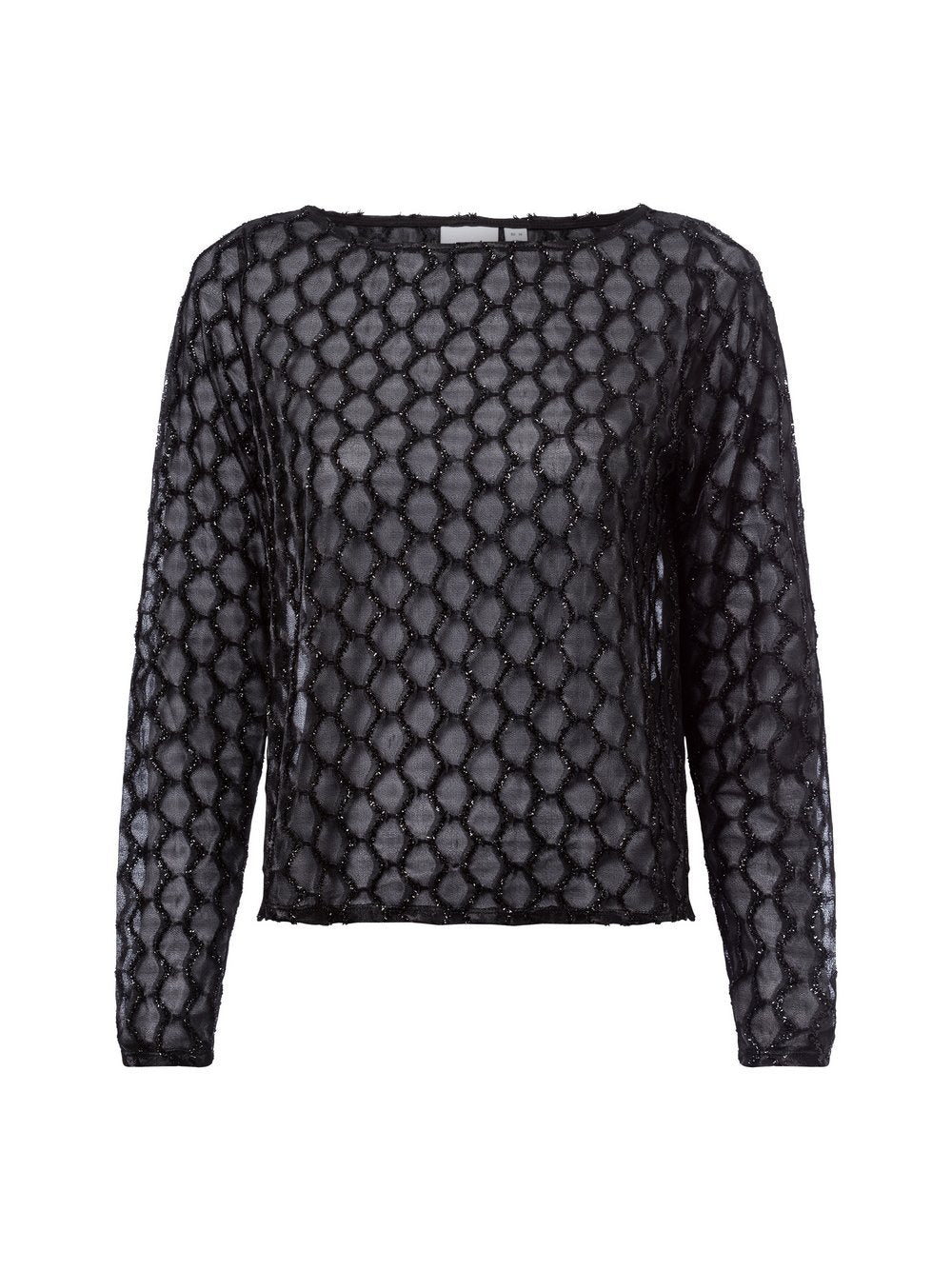 Vila Langarmshirt Damen gemustert