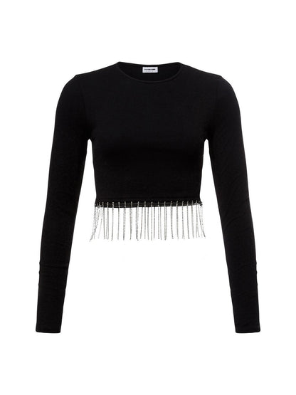 Noisy May Langarmshirt Damen Baumwolle