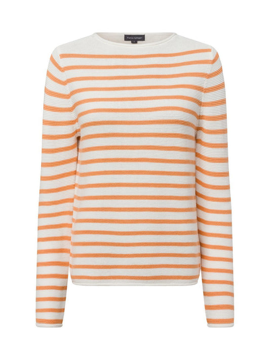 Franco Callegari Strickpullover Damen Baumwolle gestreift