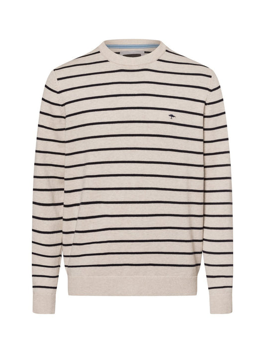 Fynch-Hatton Pullover Herren Baumwolle gestreift
