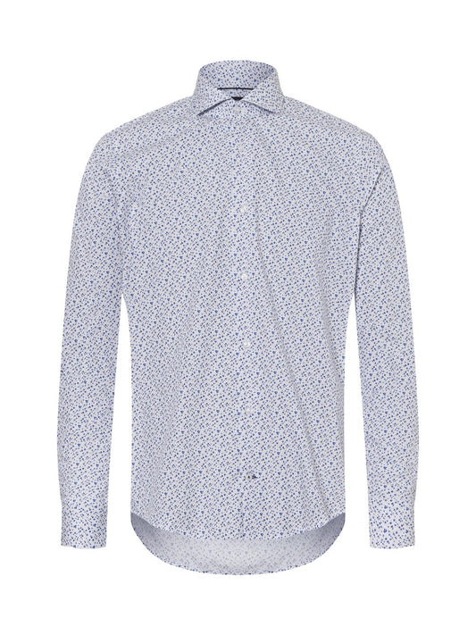 JOOP! Hemd Herren Slim Fit Baumwolle gemustert