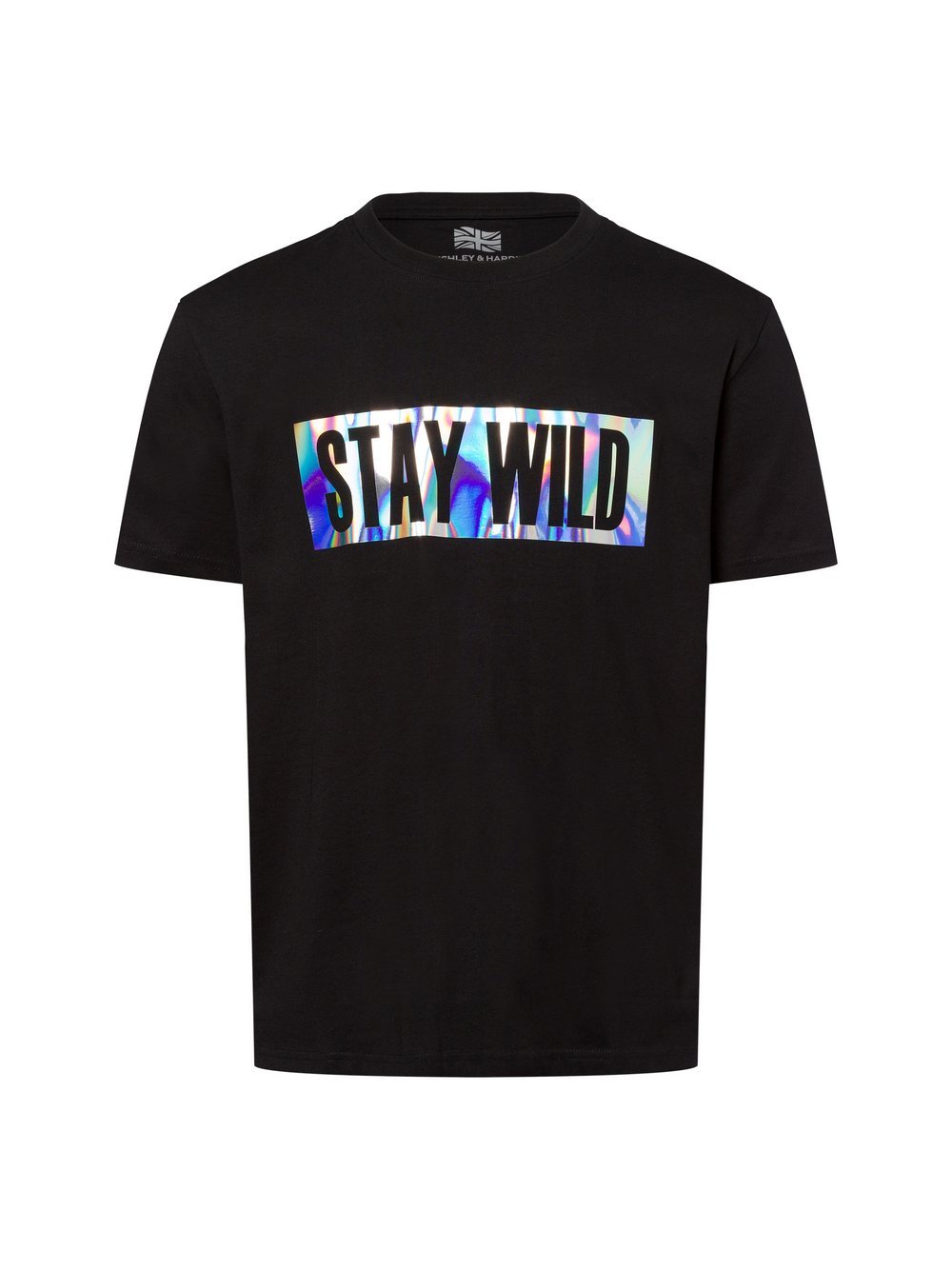 Finshley & Harding London T-Shirt Herren Baumwolle gemustert