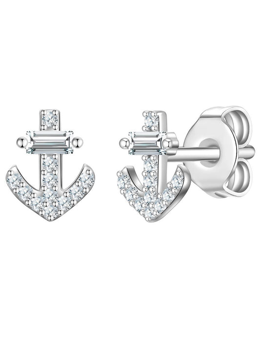 Rafaela Donata Ohrstecker -Anker Damen Sterlingsilber