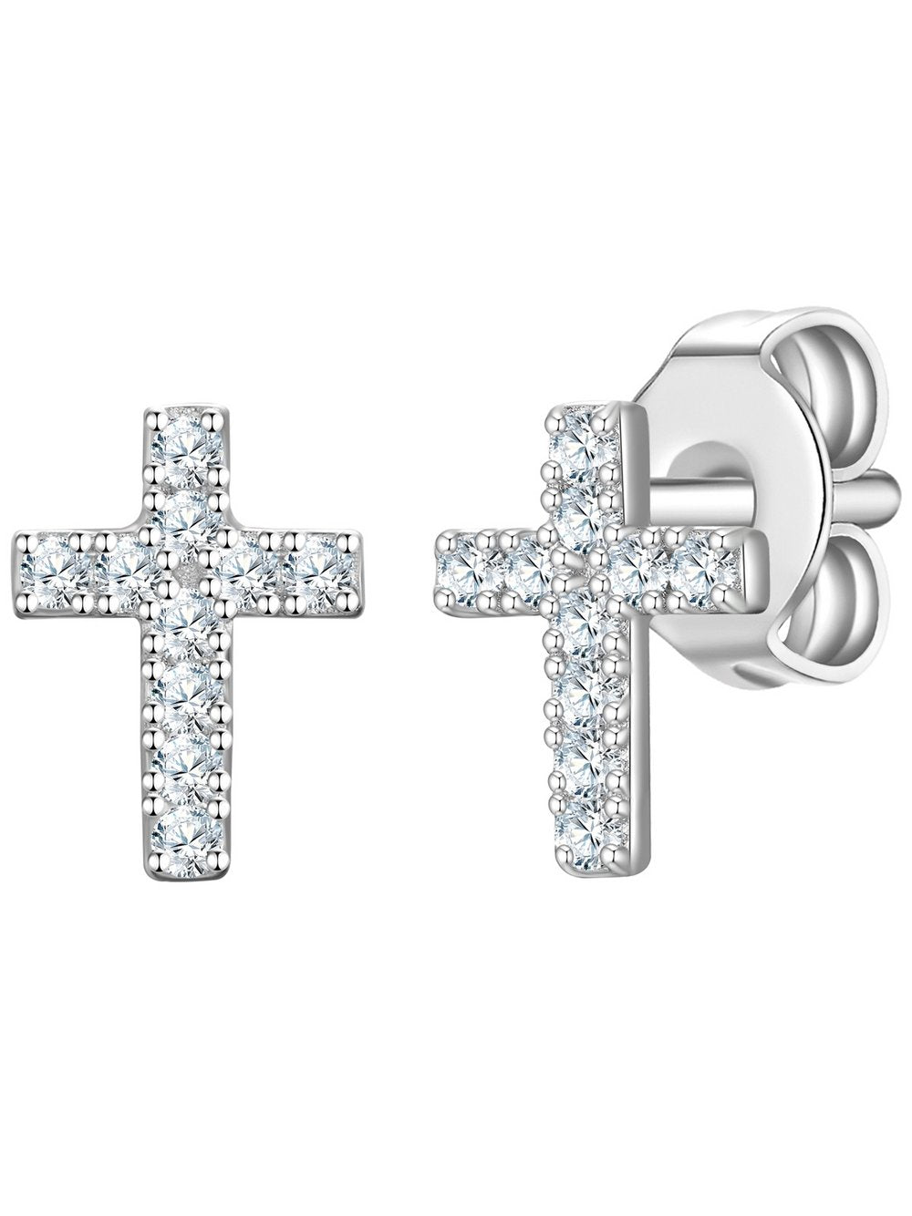 Rafaela Donata Ohrstecker -Kreuz Damen Sterlingsilber