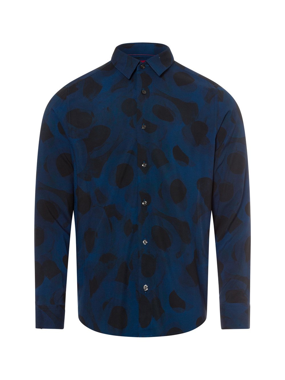 HUGO Hemd Herren Regular Fit Viskose gemustert