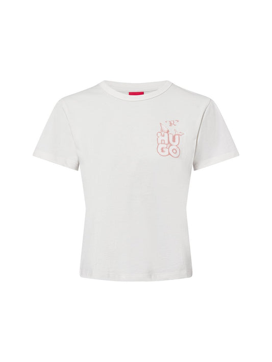 HUGO T-Shirt Damen Baumwolle bedruckt