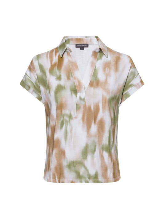 Franco Callegari T-Shirt Damen Baumwolle gemustert