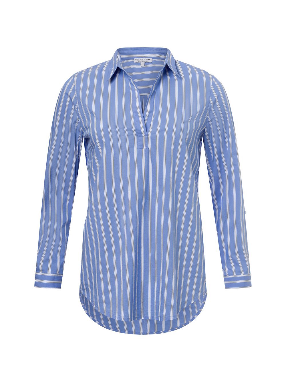 Marie Lund Bluse Damen Baumwolle gestreift